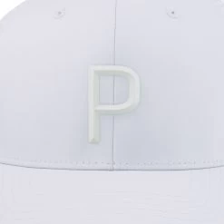 PUMA Men's Tech P Snapback Golf Hat -Golf Equipment Store 02442304 AshGrey DET