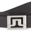 J.Lindeberg Men's Slater 40 Pro Leather Golf Belt