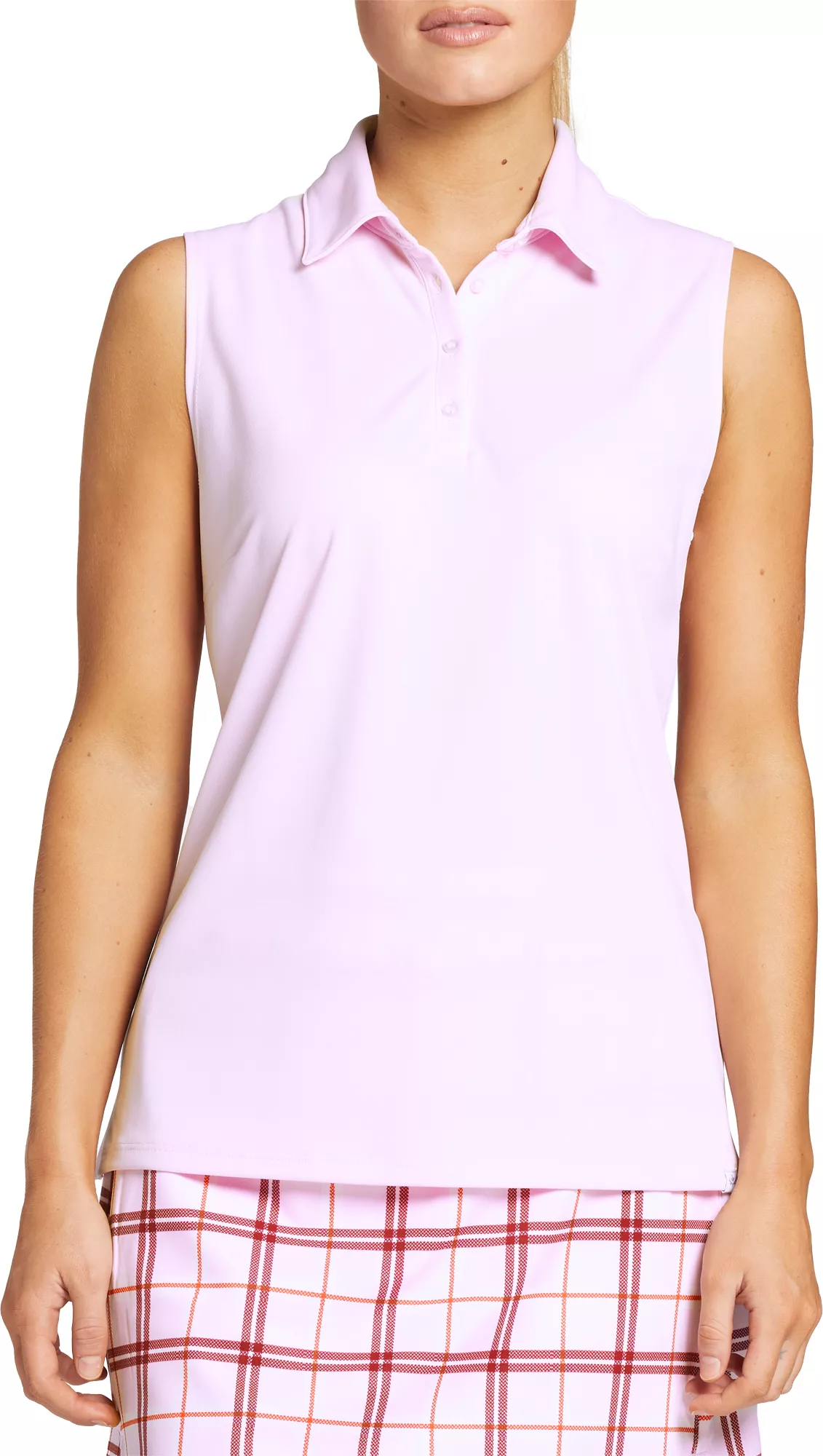 Lady Hagen Women's Core Pique Sleeveless Golf Polo 1 Lady Hagen Women's Core Pique Sleeveless Golf Polo