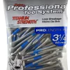 Pride PTS 3.25" Black Titanium Strength Wood Golf Tees - 65 Pack