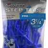Pride PTS 3.25" Blue Two Piece Step Golf Tees - 50 Pack
