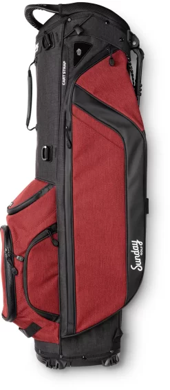 Sunday Golf Ryder Stand Bag -Golf Equipment Store 21RYDERSB BAG115 Burgundy SDEL