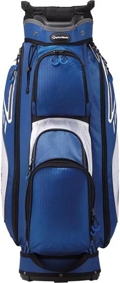 TaylorMade Select Plus Cart Bag -Golf Equipment Store 21TMSELECTCB N7854801 BlueAndWhite FRT