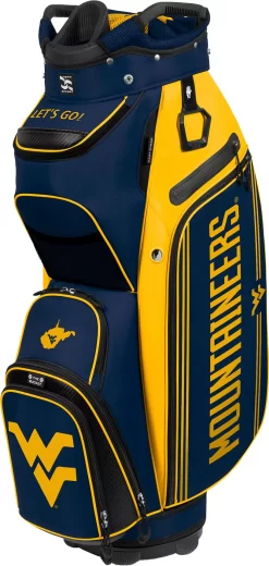 WinCraft Team Effort West Virginia Mountaineers Bucket III Cooler Cart Bag