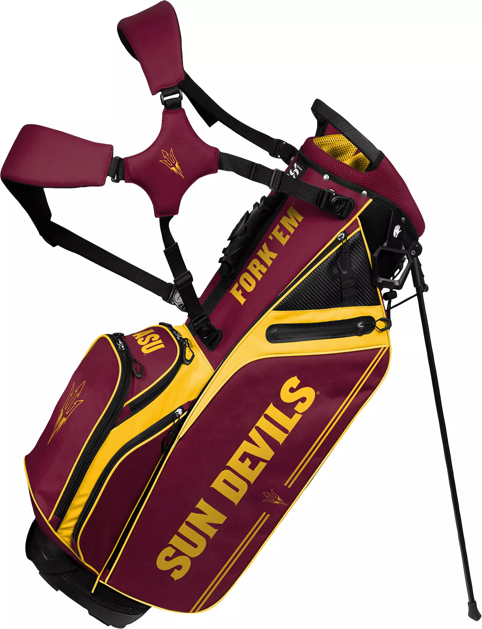 WinCraft Team Effort Arizona State Sun Devils Caddie Carry Hybrid Bag 1 WinCraft Team Effort Arizona State Sun Devils Caddie Carry Hybrid Bag