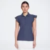 Calia Women's Golf Flutter Sleeve Polo
