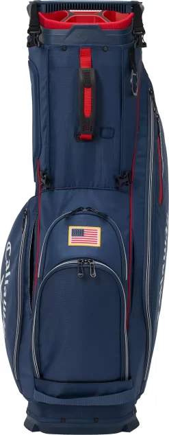 Callaway 2022 Fairway 14 Stand Bag -Golf Equipment Store 22FAIRWAY14SB 5122032 NavyRedUSA FRT