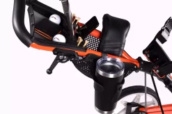 Sun Mountain 2022 Speed Cart V1R Golf Caddie -Golf Equipment Store 22SPDCRTV1R 223000 BlackFireRed DET alt1