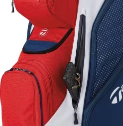 TaylorMade 2022 Supreme Cart Bag -Golf Equipment Store 22SUPREMECB V9709501 REDWHITEBLUE DET