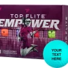 Top Flite Women's 2022 Empower Matte Multi-Color Personalized Golf Balls
