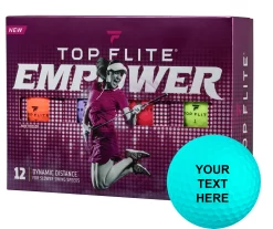 Top Flite Women's 2022 Empower Matte Multi-Color Personalized Golf Balls