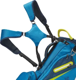 TaylorMade 2022 Select Stand Bag -Golf Equipment Store 22TMSELECTSB V9702401 NavyLime DET alt1