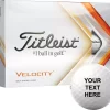 Titleist 2022 Velocity Same Number Personalized Golf Balls