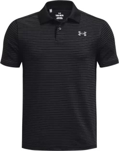 Under Armour Boys' Performance Stripe UPF 30 Golf Polo