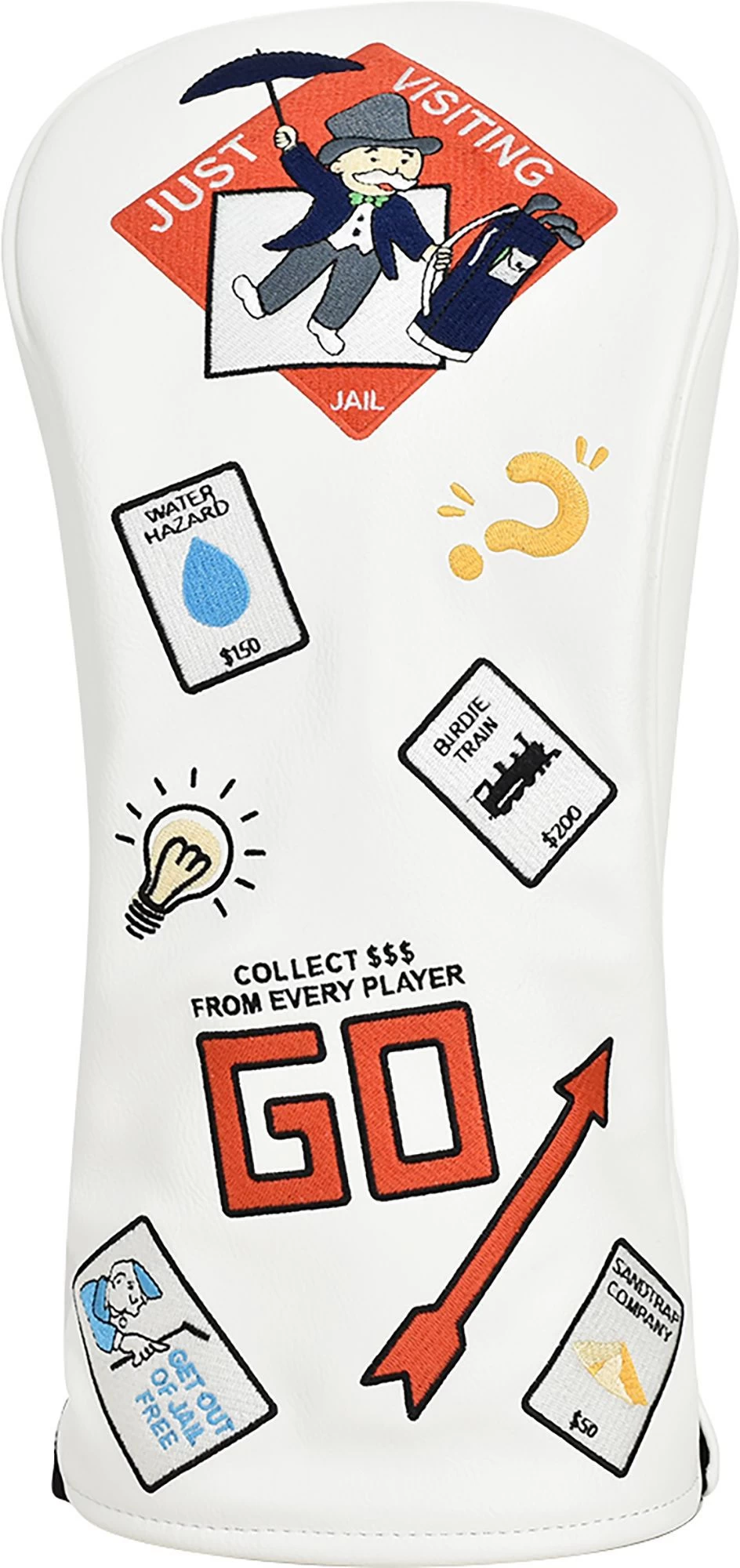 PRG Originals Get Out Of Jail Free Driver Headcover 1 PRG Originals Get Out Of Jail Free Driver Headcover