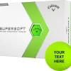 Callaway 2023 Supersoft Matte Green Personalized Golf Balls
