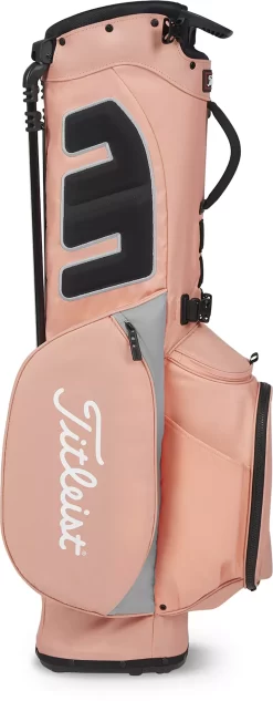 Titleist Women's 2023 Players 4 Stand Bag -Golf Equipment Store 23PLAYERS4WSB PeachGray AL