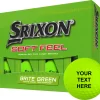 Srixon 2023 Soft Feel Matte Green Personalized Golf Balls