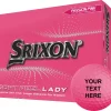 Srixon 2023 Soft Feel Lady Pink Personalized Golf Balls