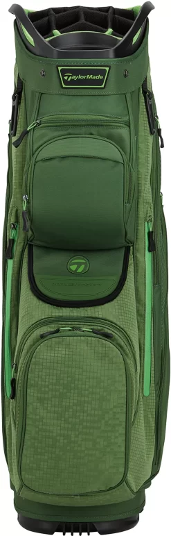 TaylorMade 2023 Supreme Cart Bag -Golf Equipment Store 23SUPREMECB V9735201 DarkGreen FRT