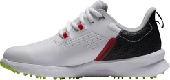 FootJoy Youth Fuel Golf Shoes -Golf Equipment Store 45034FJ WhiteBlackRed AL