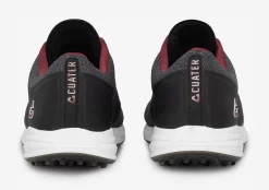 Cuater By TravisMathew Men's The Moneymaker Golf Shoes -Golf Equipment Store 4MR216 0BRW BlackRed BCK