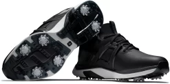 FootJoy Men's HyperFlex Carbon Golf Shoes -Golf Equipment Store 51119 BlackWhiteGrey SET