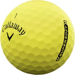 Callaway 2023 Supersoft Personalized Yellow Golf Balls -Golf Equipment Store 6419460120002 Black AL alt1
