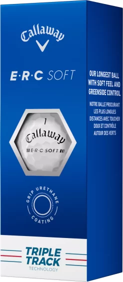 Callaway 2023 ERC Soft Triple Track Golf Balls -Golf Equipment Store 64272601280 NOCOLOR SLV