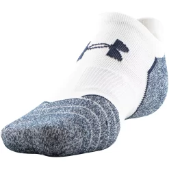 Under Armour Men's Elevated Performance No Show Tab Golf Socks -Golf Equipment Store 730 U6285P2 960 AcademyWhite AL alt1