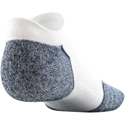 Under Armour Men's Elevated Performance No Show Tab Golf Socks -Golf Equipment Store 730 U6285P2 960 AcademyWhite BCK alt1