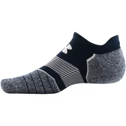 Under Armour Men's Elevated Performance No Show Tab Golf Socks -Golf Equipment Store 730 U6285P2 960 AcademyWhite SDE