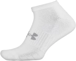 Under Armour Men's Training No Show Golf Socks 6 Pack -Golf Equipment Store 730 U6725Z6 170 White SDE
