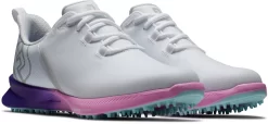 FootJoy Women's Fuel Sport Golf Shoes -Golf Equipment Store 90547FJ WhitePurplePink SET