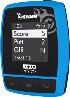 Izzo Golf Swami Kiss GPS Rangefinder -Golf Equipment Store A44192 Blue FRT alt2