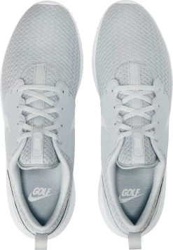 Nike Men's 2021 Roshe G Golf Shoes -Golf Equipment Store CD6065 003 PlatinumWhiteWhite TOP