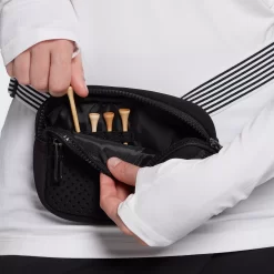 CALIA Women's Golf Waist Pack -Golf Equipment Store CGA15047 Black MODDET