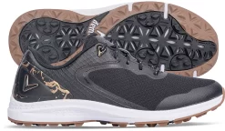 Callaway Women's Coronado V2 SL Golf Shoes -Golf Equipment Store CGW404BGDB BLACKGOLD SET