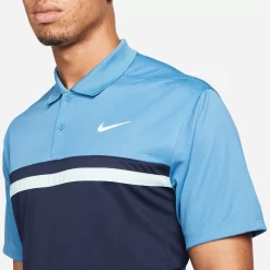 Nike Men's Dri-FIT Victory Colorblock 2022 Golf Polo -Golf Equipment Store DH0845 469 DUTCHBLUEOBSIDIAN MODDET