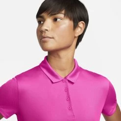 Nike Women's Dri-Fit Victory Golf Polo -Golf Equipment Store DH2309 621 ActivePink MODDET