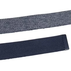 Adidas Men's Heather Stretch Reversible Belt -Golf Equipment Store GQ8438 Navy FLAT