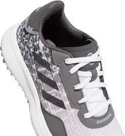 Adidas Youth S2G Spikeless Golf Shoes -Golf Equipment Store GV9785 WhiteGrey DET