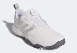 Adidas Youth CODECHAOS 22 BOA Golf Shoes -Golf Equipment Store GX3945 10058364 WhiteSilverGrey AR alt1