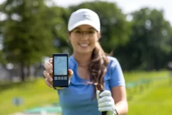 PRGR Portable Launch Monitor -Golf Equipment Store HS 13020A Black DET