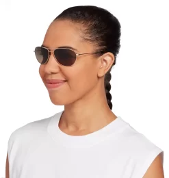 Maui Jim Baby Beach Polarized Aviator Sunglasses -Golf Equipment Store HS245 16 Gold MODFRT