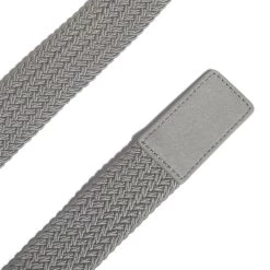 Adidas Men's Braided Stretch Golf Belt -Golf Equipment Store HZ4311 GreyThree FLAT