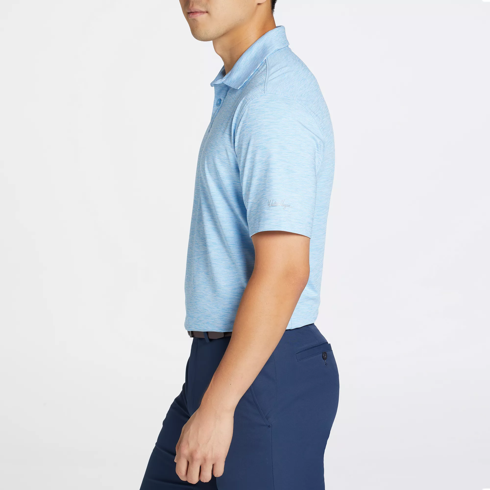 Walter Hagen Men's Perfect 11 Majors Championship Stripe Golf Polo 5 Walter Hagen Men's Perfect 11 Majors Championship Stripe Golf Polo - Image 5