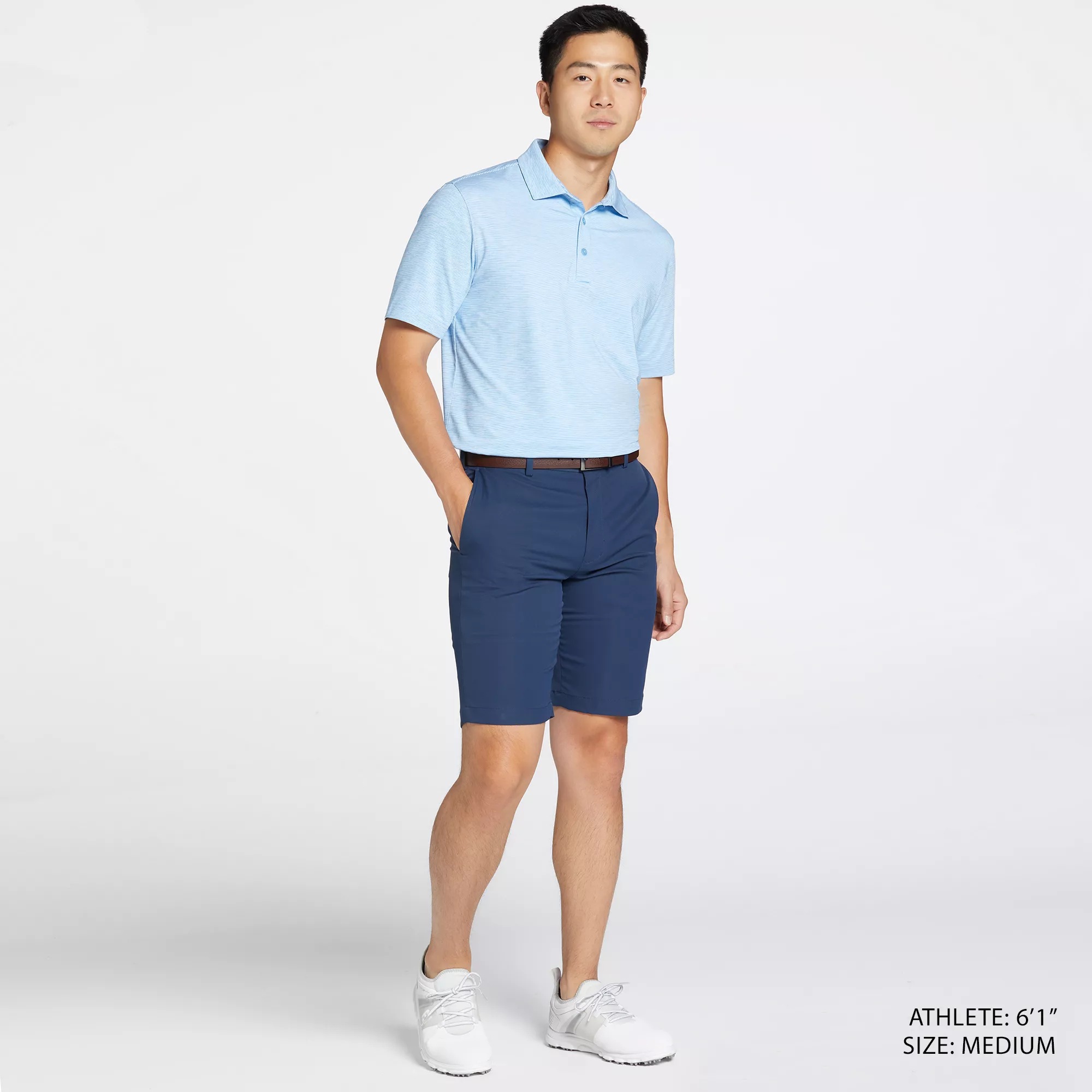 Walter Hagen Men's Perfect 11 Majors Championship Stripe Golf Polo 3 Walter Hagen Men's Perfect 11 Majors Championship Stripe Golf Polo - Image 3