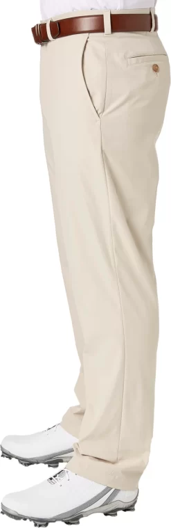 Walter Hagen Men's 11 Majors Core Golf Pants -Golf Equipment Store MGA15106 LightKhaki MODSDE