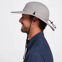 Walter Hagen Men's Wide Brim Sun Hat -Golf Equipment Store MGA19100 Grey MODSDE